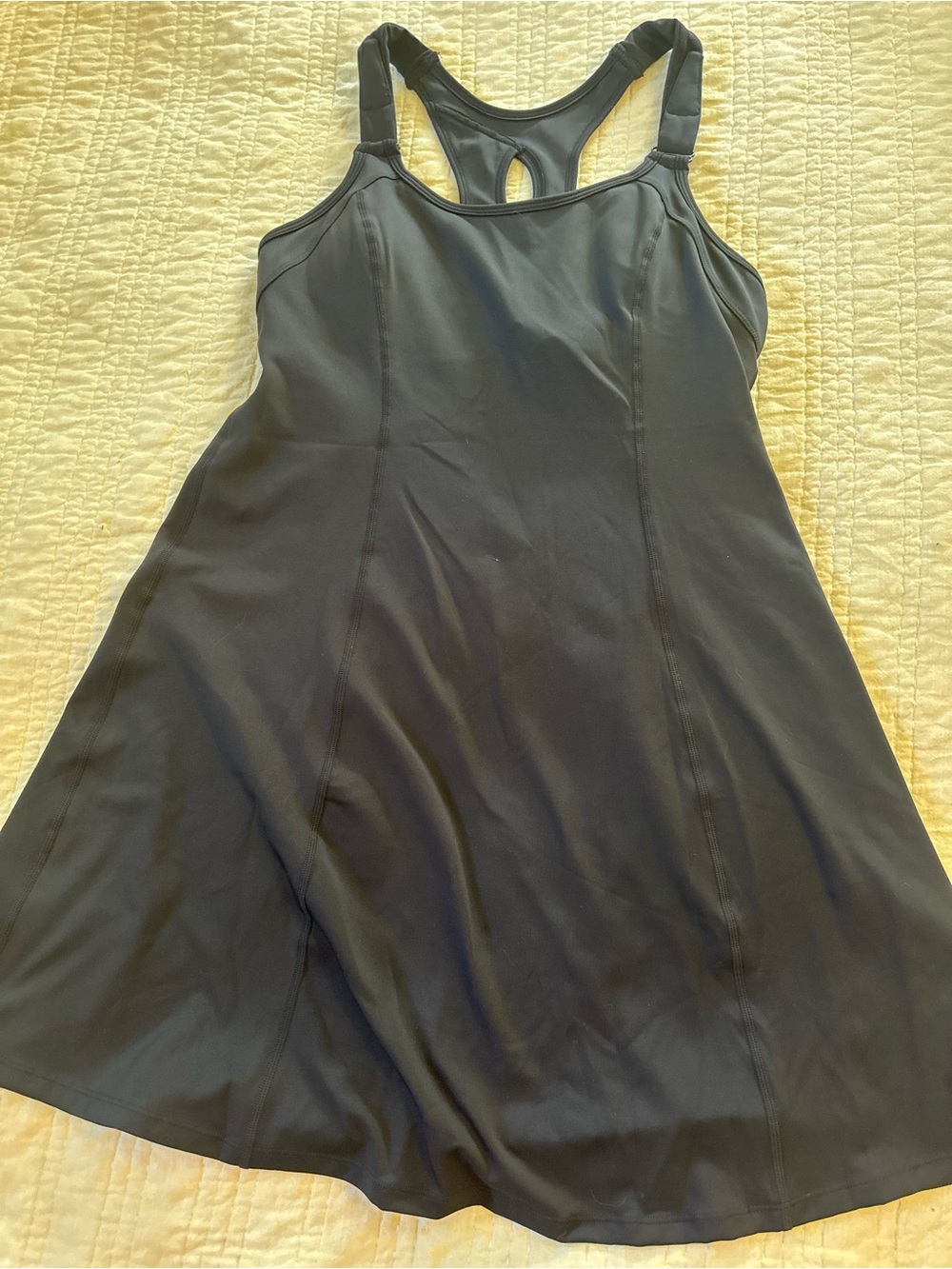 HALARA Black Racerback Midi Dress